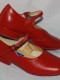 Туфли народные красные мягкие