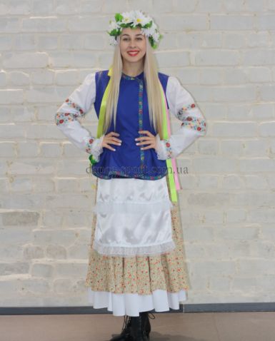 Женский народный костюм Луганщины