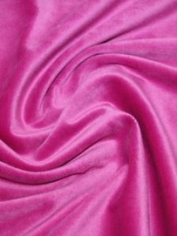 Стрейч-велюр розовый