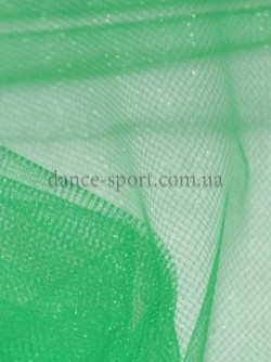 Ткань фатин зеленый