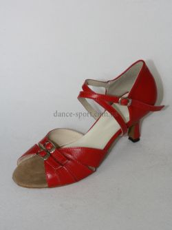 Туфли латина красные