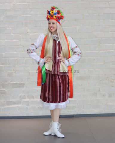 Женский народный костюм Днепропетровщины